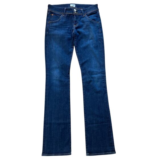 Hudson Mid-Rise Baby Bootcut Jeans Size 27 Medium Wash - Picture 1 of 6